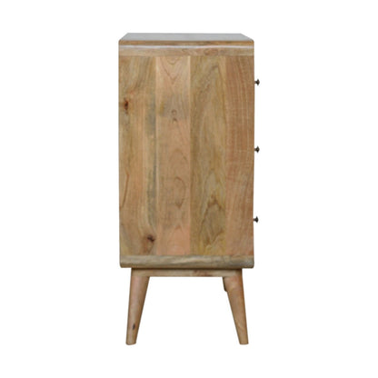 Oak-ish Chest of Drawers Curved