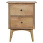 Bedside with 2 Drawers - Nordic Style