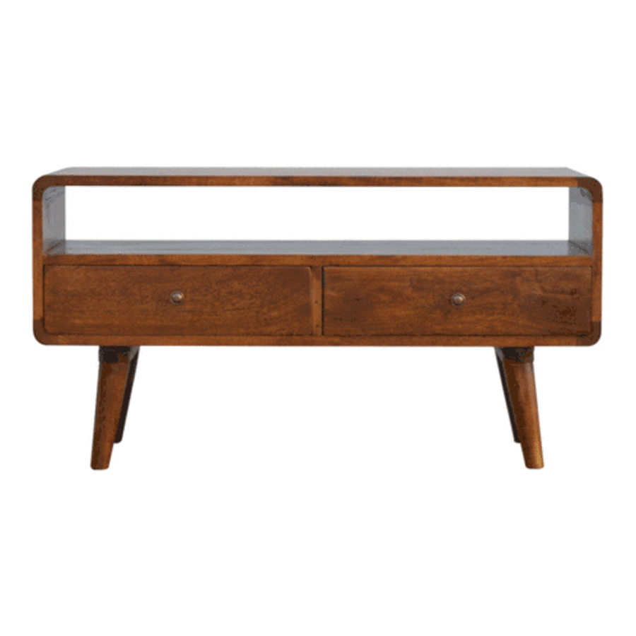 Chestnut Media Unit-Curved