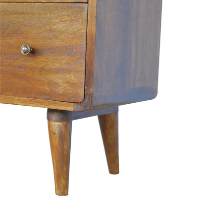 Chestnut Chest of Drawers - Curved