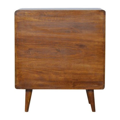 Chestnut Chest of Drawers - Curved